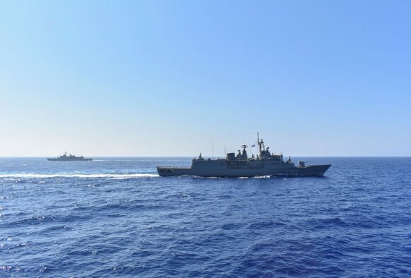 Greek and French military exercises