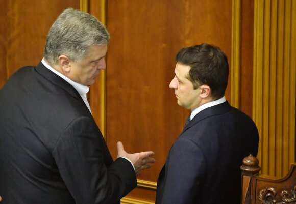 Peter Poroshenko, Volodymyr Zelensky