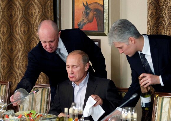 Yevgeny Prigozhin and Vladimir Putin