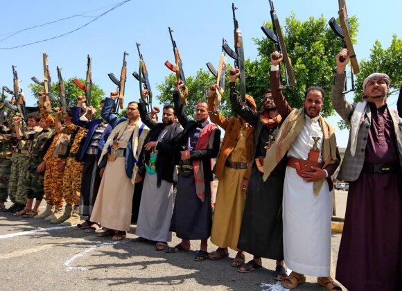 Hushi rebels in Yemen