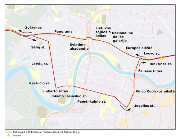 The Constitution Prospectus contains temporary changes in traffic and public transportation routes.