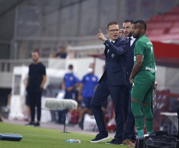 Valdas Dambrauskas (left, Photo: ludogorets.com)