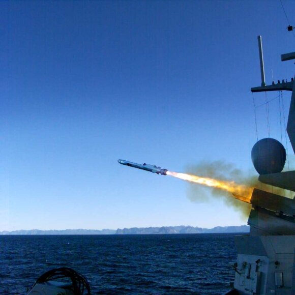 NSM rakett.  Foto av Kongsberg Defence & Aerospace