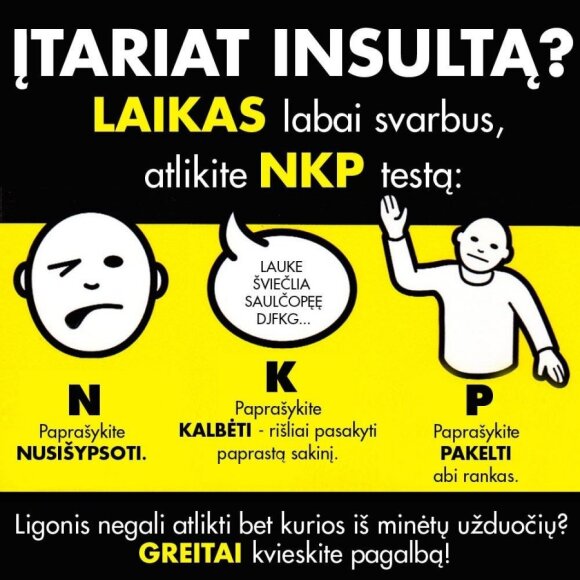 Neurologai atskleidė slaptus insulto požymius, kuriuos dažniausiai ignoruojame