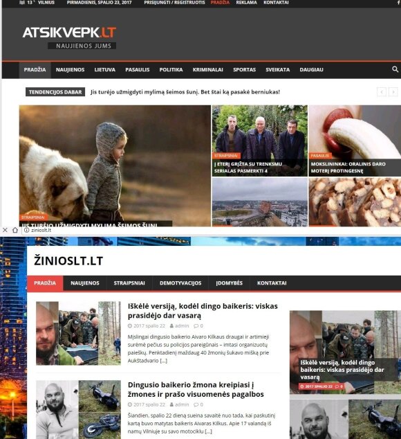 Iš dingusio baikerio istorijos jau pelnosi sukčiai: skelbia kraupią žinią