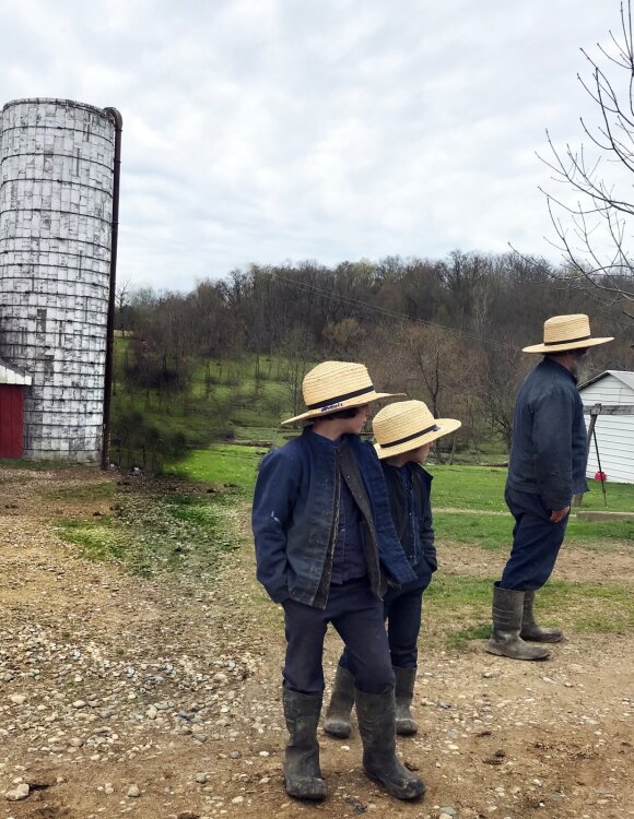 The Amish family. Picture of Gabija Čeponytė