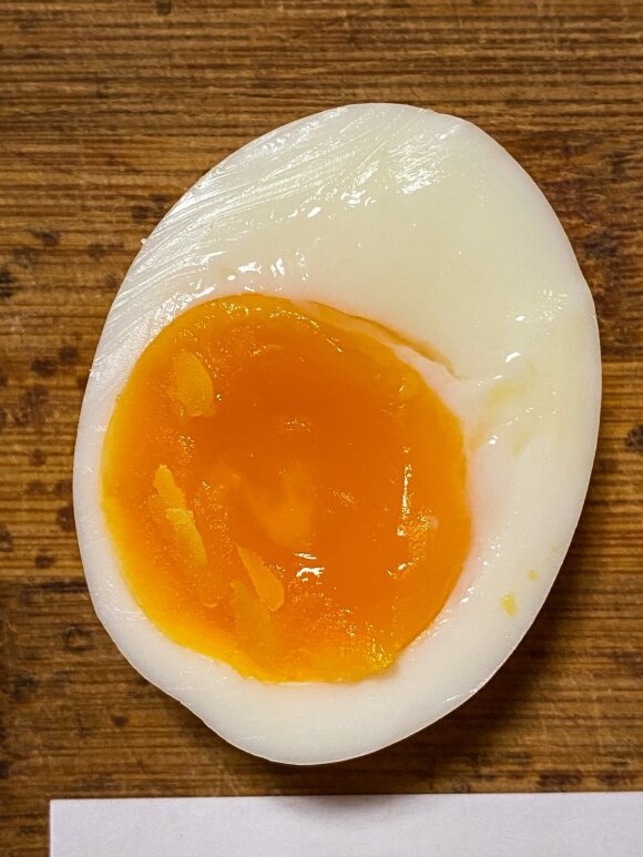 Experiment: boiled eggs