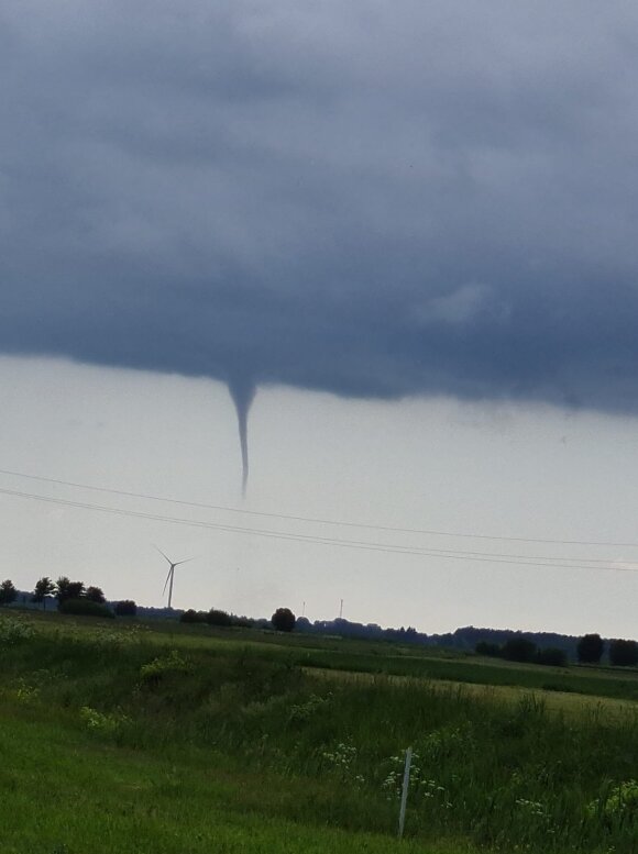 Hurricane in Šilutė district.  Virginijos Gedrimienė / Klaipėda, I have a photo with you.