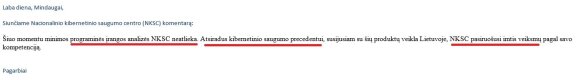 Lietuvos bankas, policija ir kitos institucijos toliau merkia pinigus į rusiškas IT sistemas