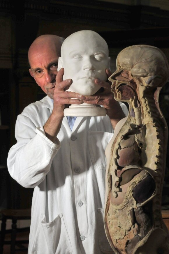 William Burke face mask, University of Edinburgh, Scotland, UK