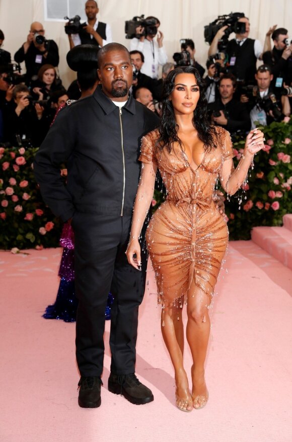 Kim Kardashian ir Kanye Westas