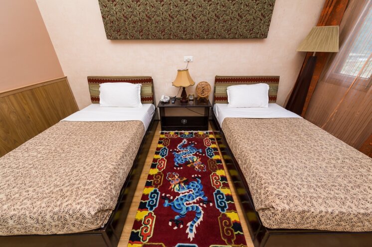 Kambarys viename iš geriausių Butano viešbučių