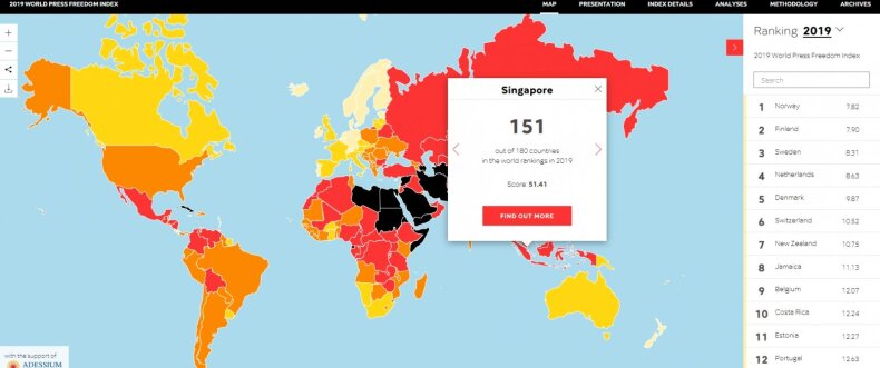 Singapūre priimtas įstatymas prieš melagingas naujienas – grėsmė žodžio laisvei?