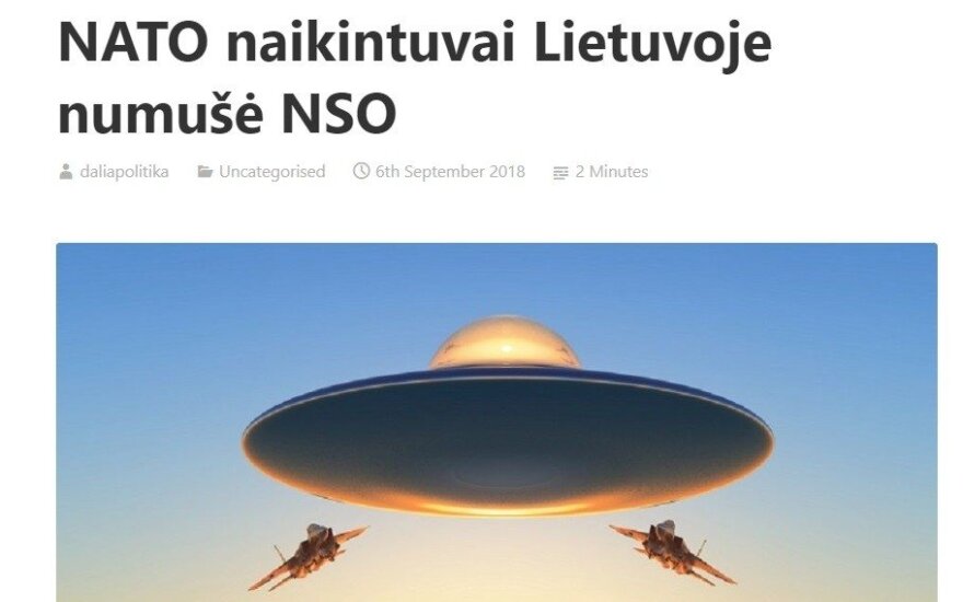 Skelbia apie NATO numuštą NSO Lietuvoje: būtų juokinga, jei ne viena detalė