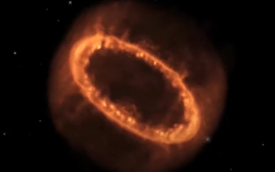 Astronomų pastebėtas mįslingas žiedas gali būti tarpgalaktinės kilmės objektas