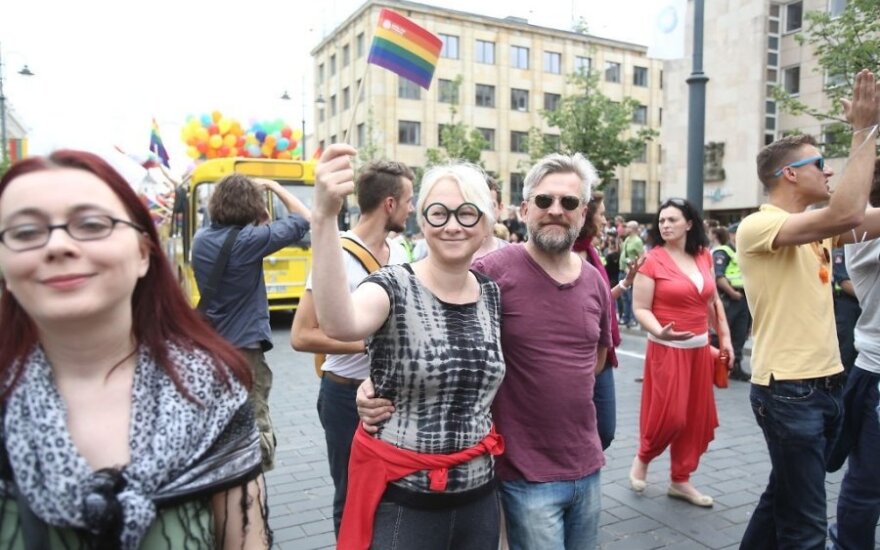 At the Baltic Pride in Vilnius