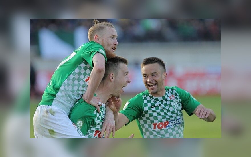 LFF taurės finale „Žalgiris“ įveikė „Trakus“ ir tapo Europos rekordininku