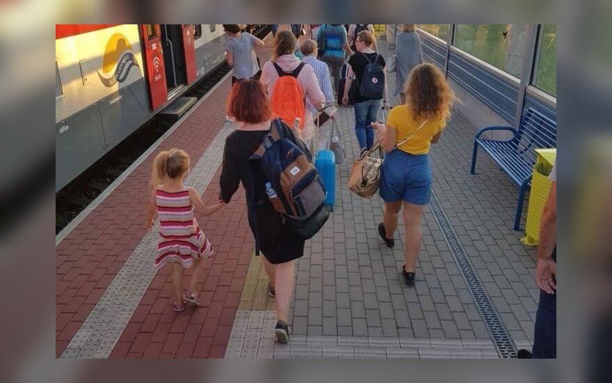 Penktadienio vakarą gedimas netoli Šiaulių sutrikdė traukinių eismą Klaipėdos kryptimi