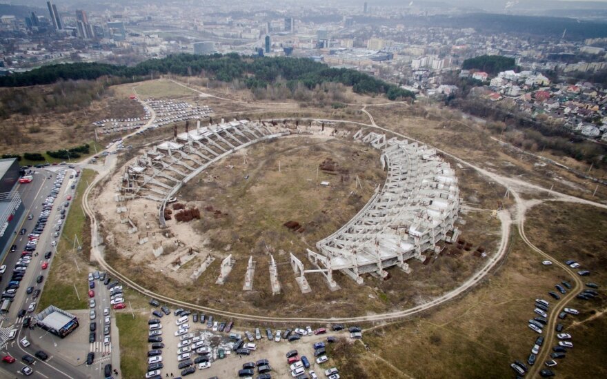 The site of the future National Stadium