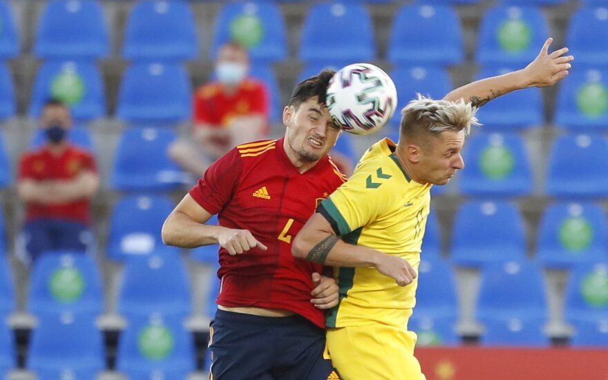 Draugiškos futbolo rungtynės: Ispanija (U21) - Lietuva