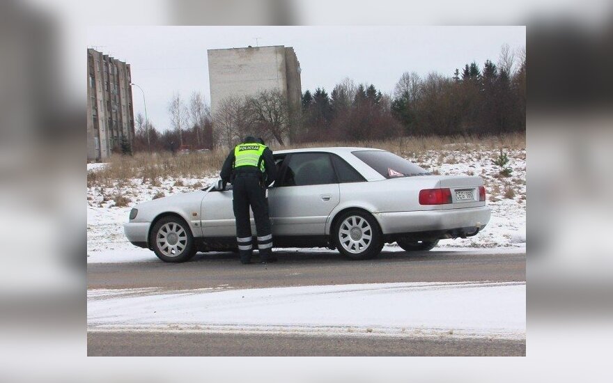 Reidas prieš girtus vairuotojus Klaipėdos apskr.