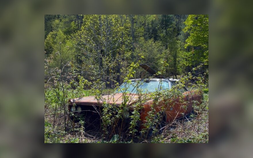 Automobilių-vaiduoklių šeimininkai su kledarais atsisveikina nenoriai