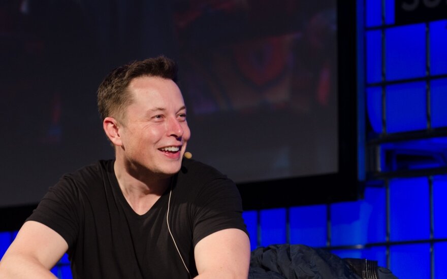 Elon Musk / Web Summit nuotr.