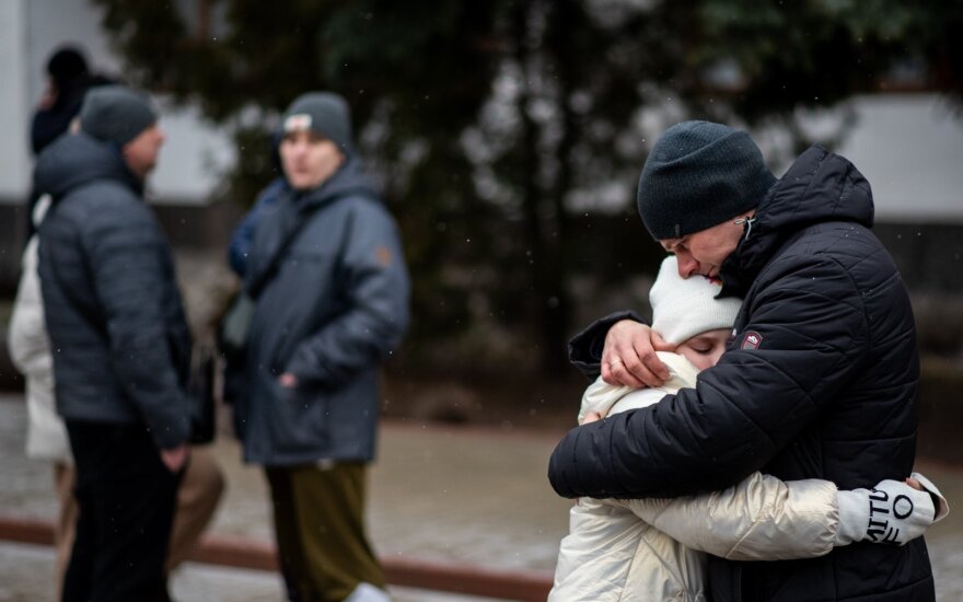 Estija suteikė laikiną apsaugą 20 tūkst. pabėgėlių iš Ukrainos