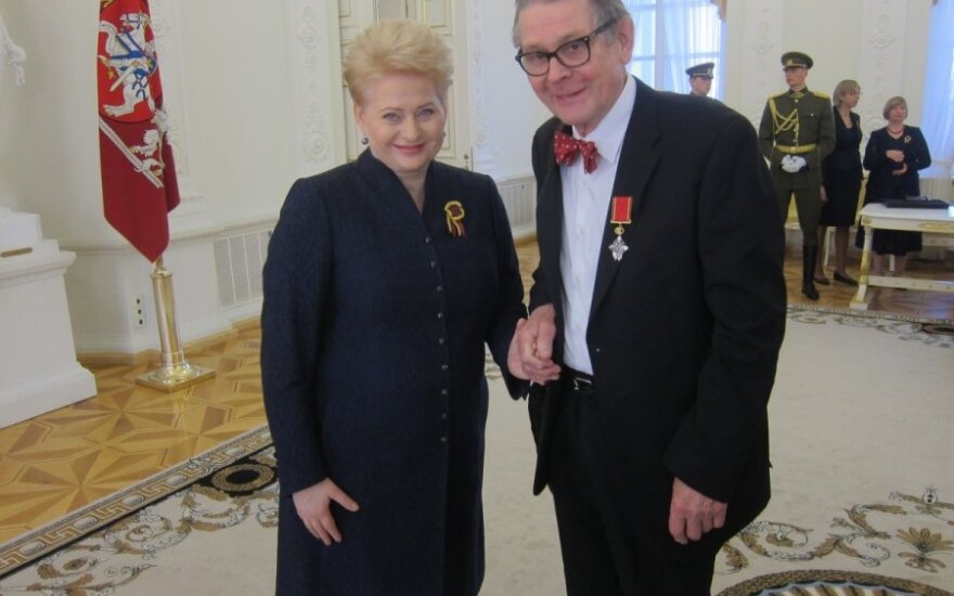 Dalia Grybauskaitė ir Arvidas Bryne'as. Geiro Bolstado nuotr.