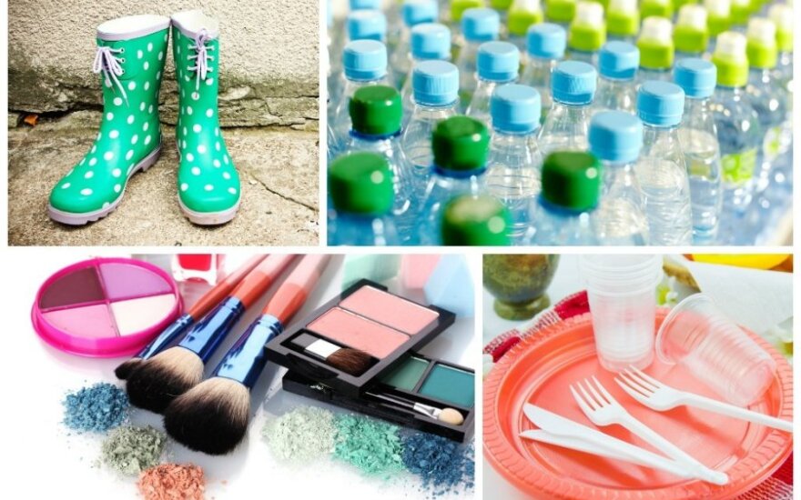 Cheminės medžiagos - guma, plastikas, dažai, plastmasės