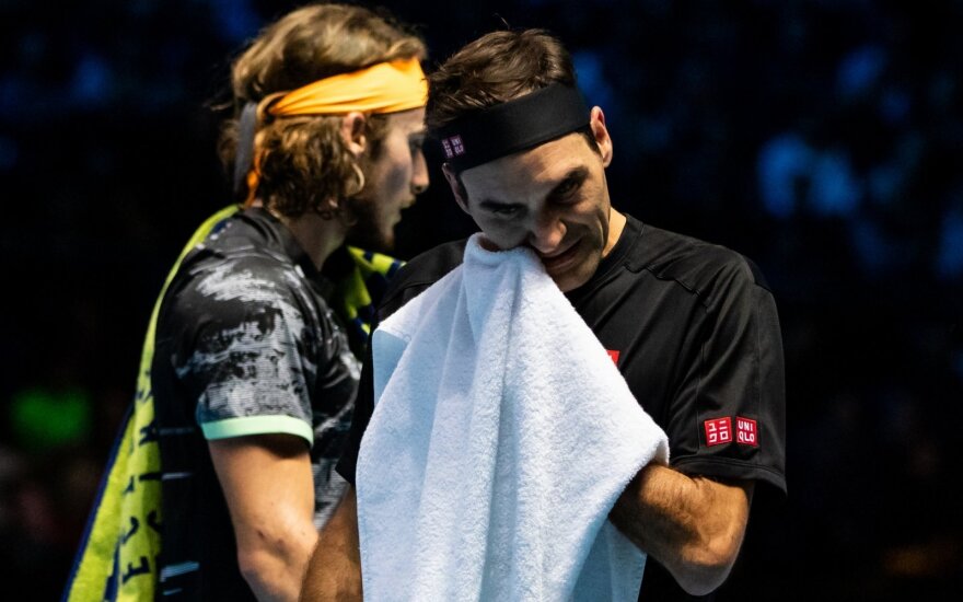 Rogeris Federeris ir Stefanos Tsitsipas