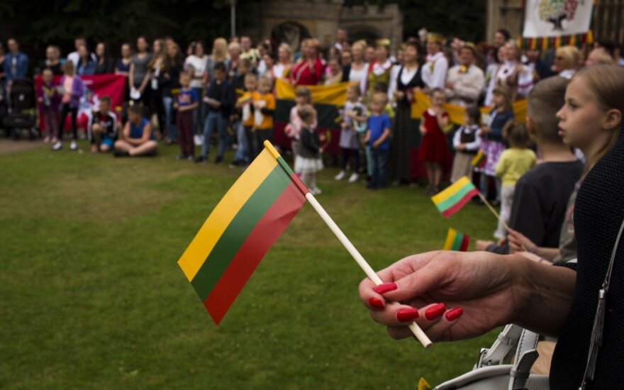 Lithuanians gathering in Peterborough, UK