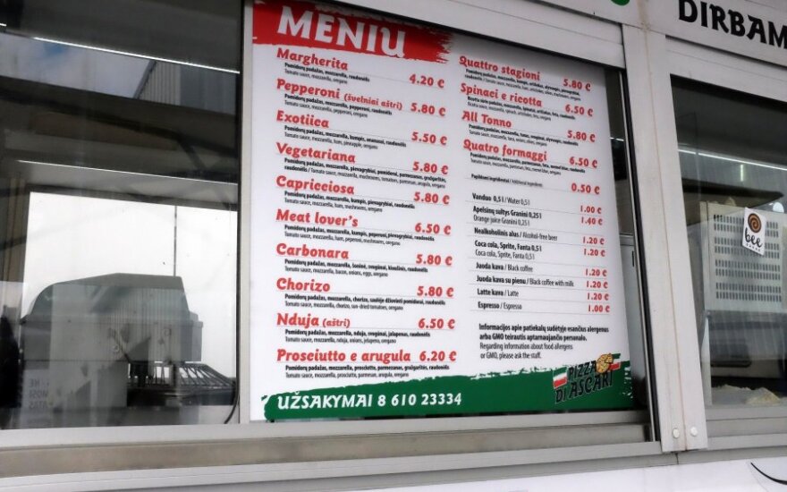 A. Užkalnis gavo pavalgyti iš vagonėlio