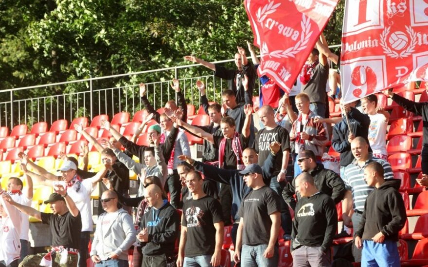 Dėl netinkamo sirgalių elgesio - sankcijos „Polonijos“ klubui