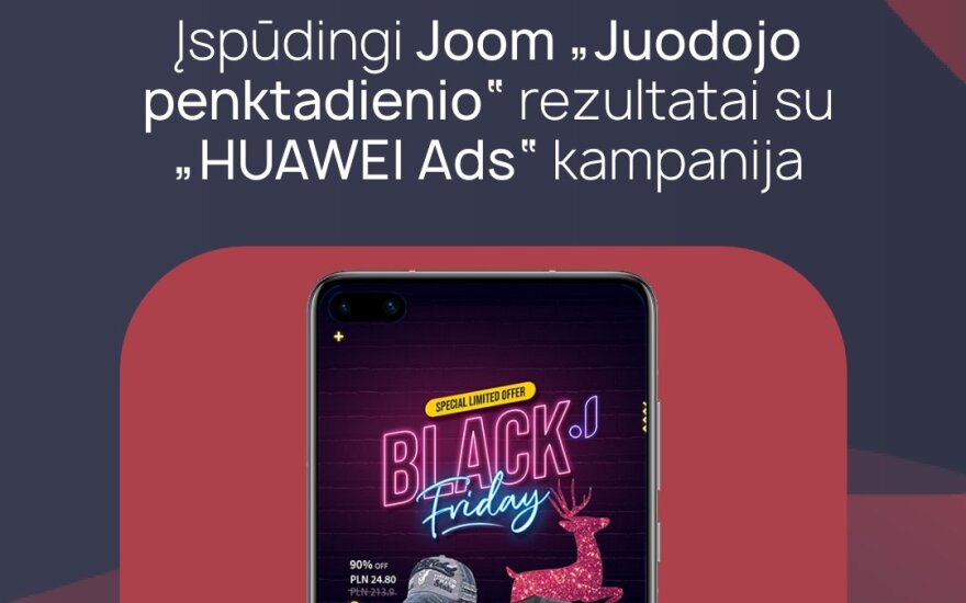 „Huawei Ads“ ir „Joom“ bendradarbiavimo vaisiai: reklamos išlaidų grąža augo 5 kartus, padėjo įsitvirtinti tarptautinėje rinkoje