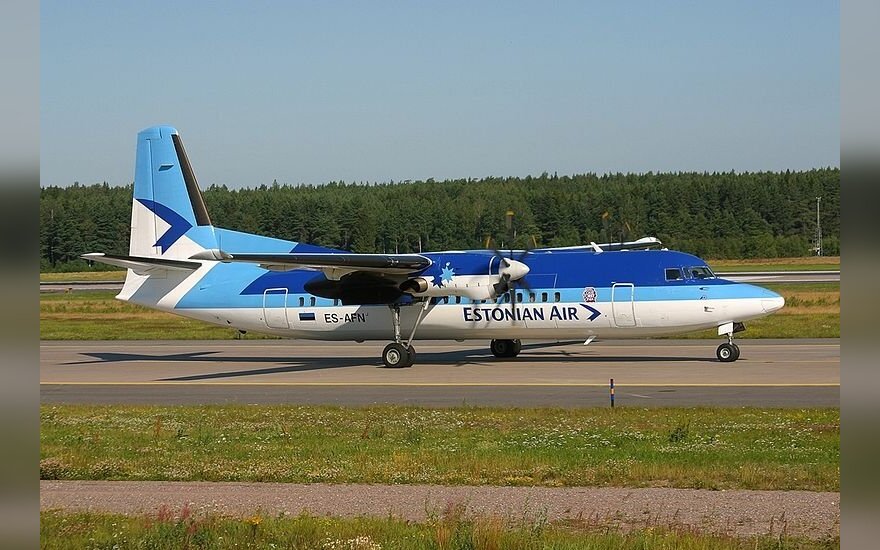 Vilniaus oro uoste avariniu būdu leidosi „Estonian Air“ lėktuvas