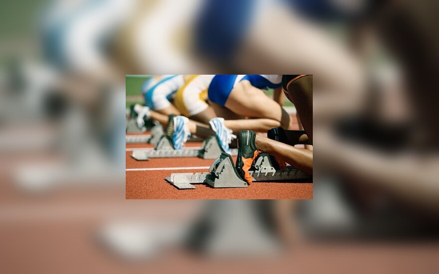 bėgimas, rungtynės, bėga, lengvoji atletika