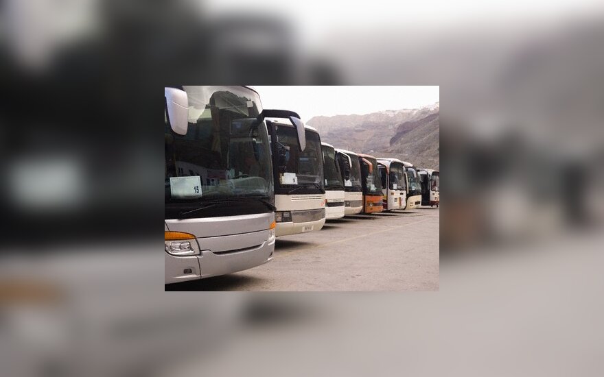 Šalčininkų autobusų parko direktoriui - 450 Lt bauda už dvikalbę autobuso maršruto lentelę