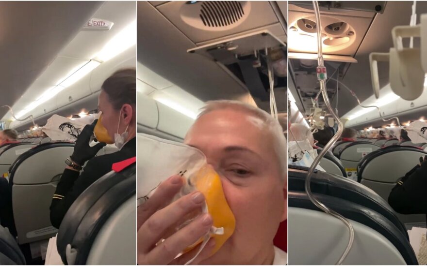 Lėktuvas, kuriuo skrido Aušra Maldeikienė, patyrė gedimą / Foto: Facebook, Instagram