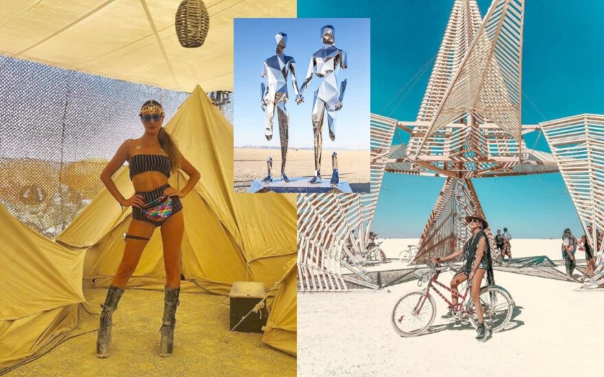 Festivalio "Burning Man" akimirka