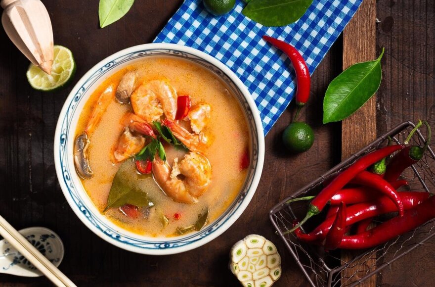 Tom yum sriuba – tailandietiškos virtuvės perlas