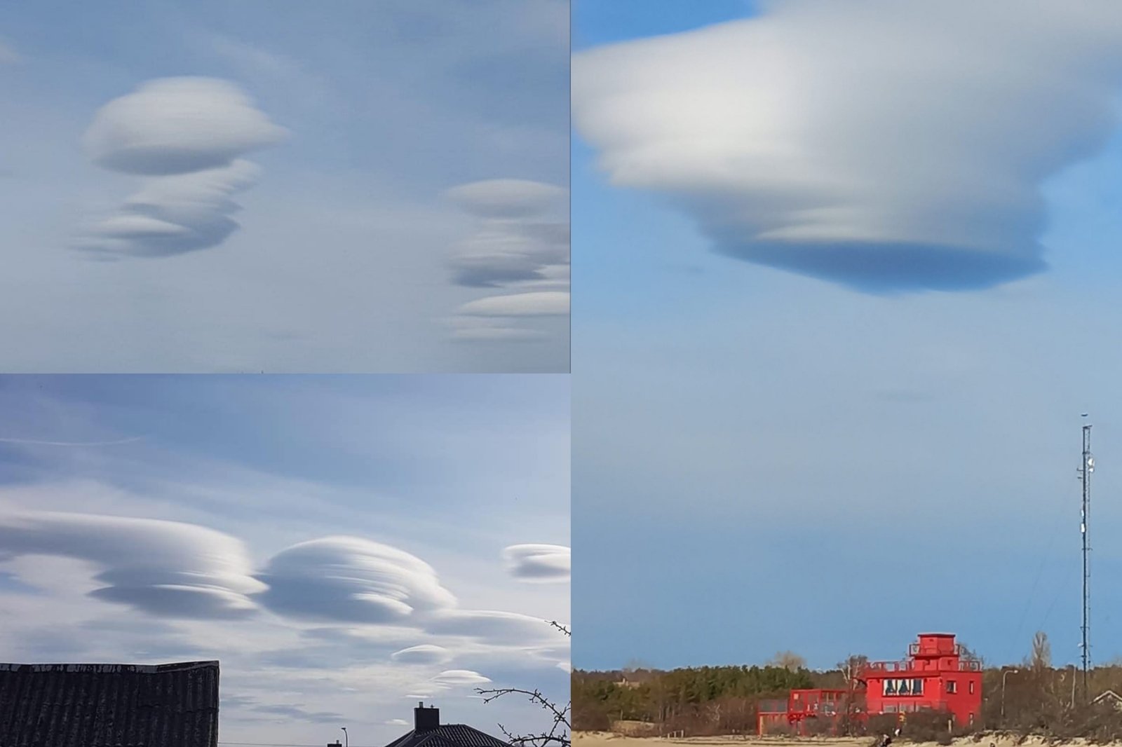 Et unikt atmosfærisk fenomen er registrert på himmelen over Litauen – linseskyer
