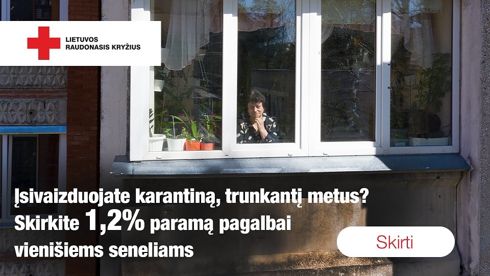 Lietuvos Raudonasis Kryžius Pradeda Kampaniją „Karantinas Baigiasi ...