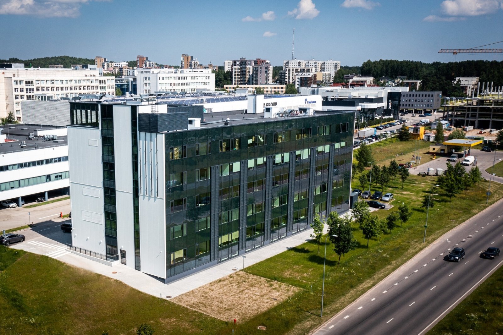 8,5 millioner ble bygget i Vilnius.  senter for vitenskapelig forskning og innovasjon verdt i euro