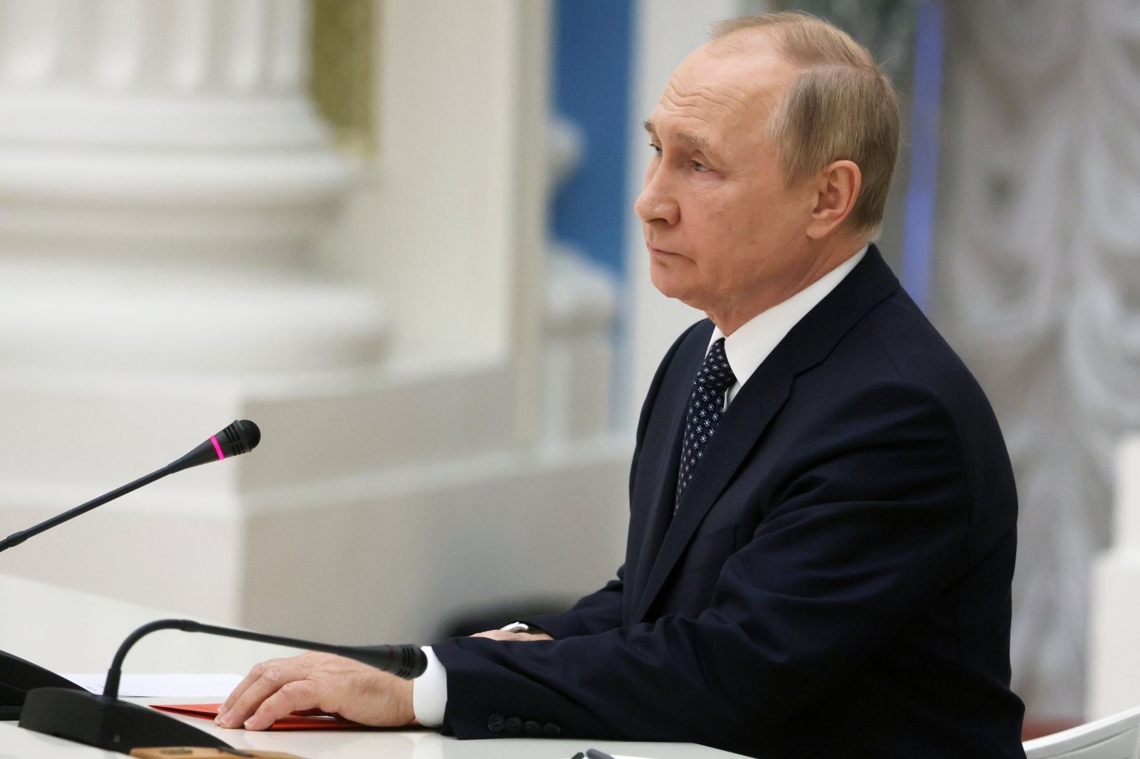 Putinas karių motinoms: Rusija pasieks savo tikslus Ukrainoje